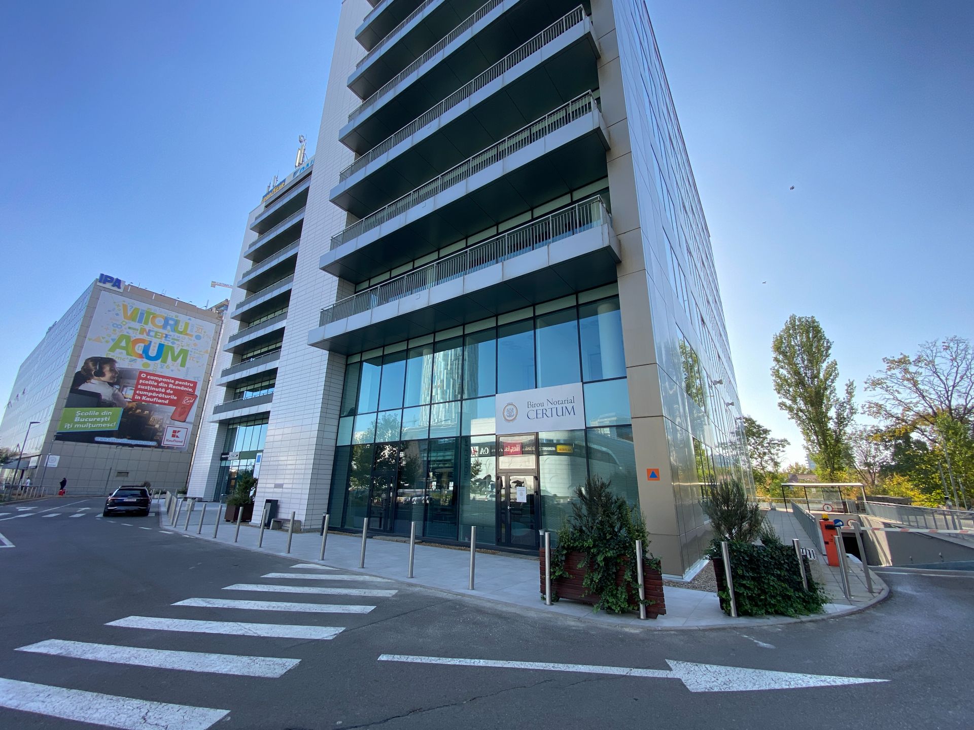 Afi Park Floreasca -spatii comerciale de inchiriat Barbu Vacarescu, vedere laterala
