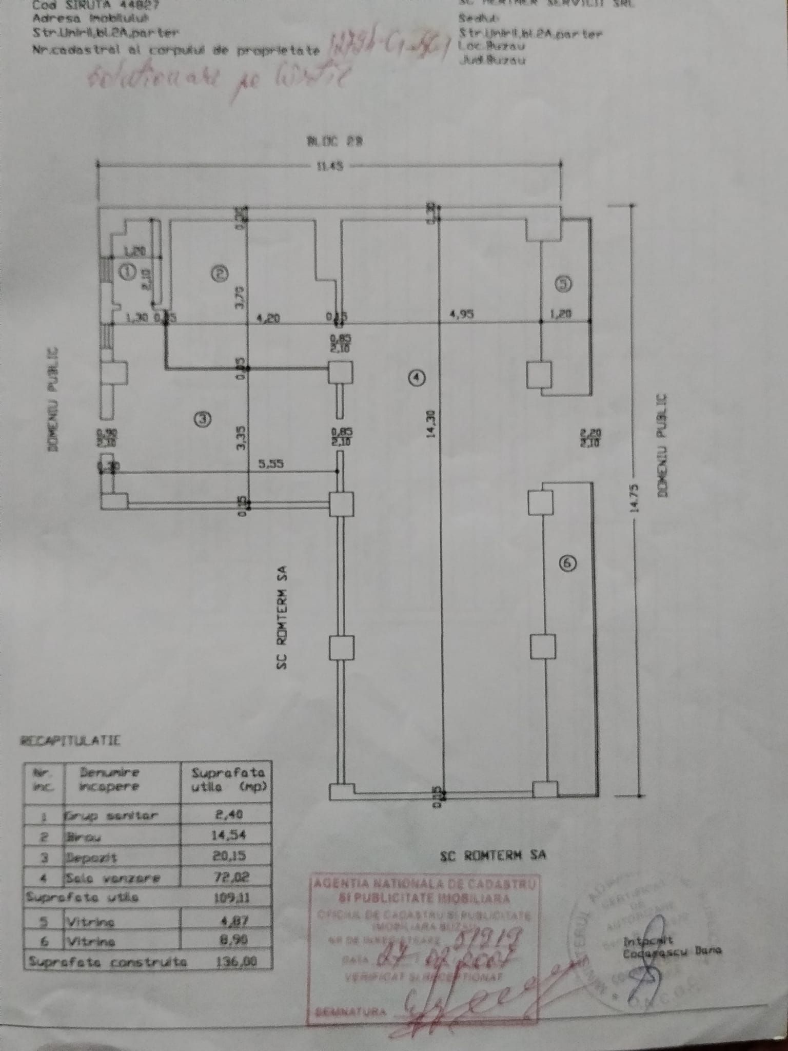 Spatiu comercial de inchiriat Buzau, poza plan.jpg