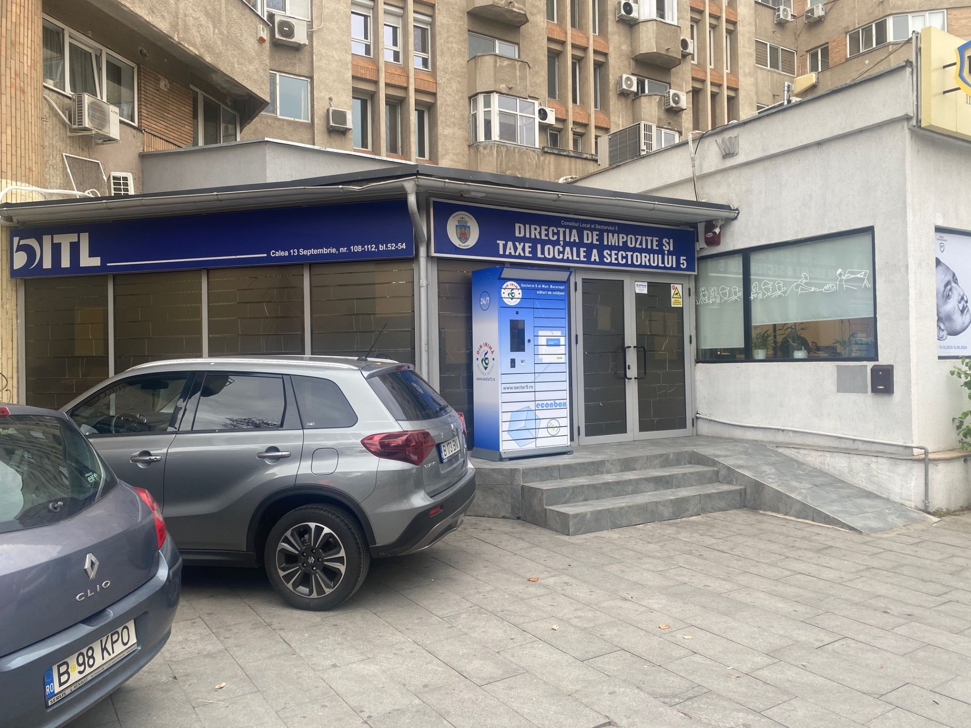Spatii comerciale de inchiriat in sectorul 5 Bucuresti, Calea 13 Septembrie.  Imagine acces spatiu