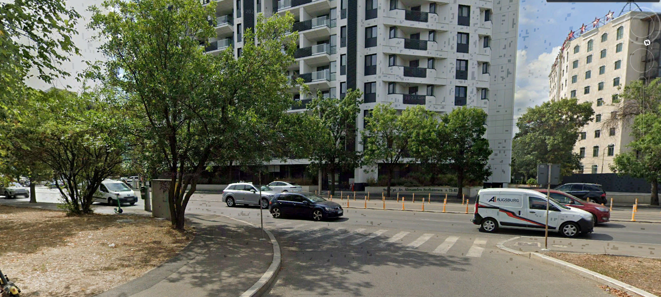 Spatiu comercial de inchiriat in sectorul 1, Str. A. Serbanescu. Imagine acces auto