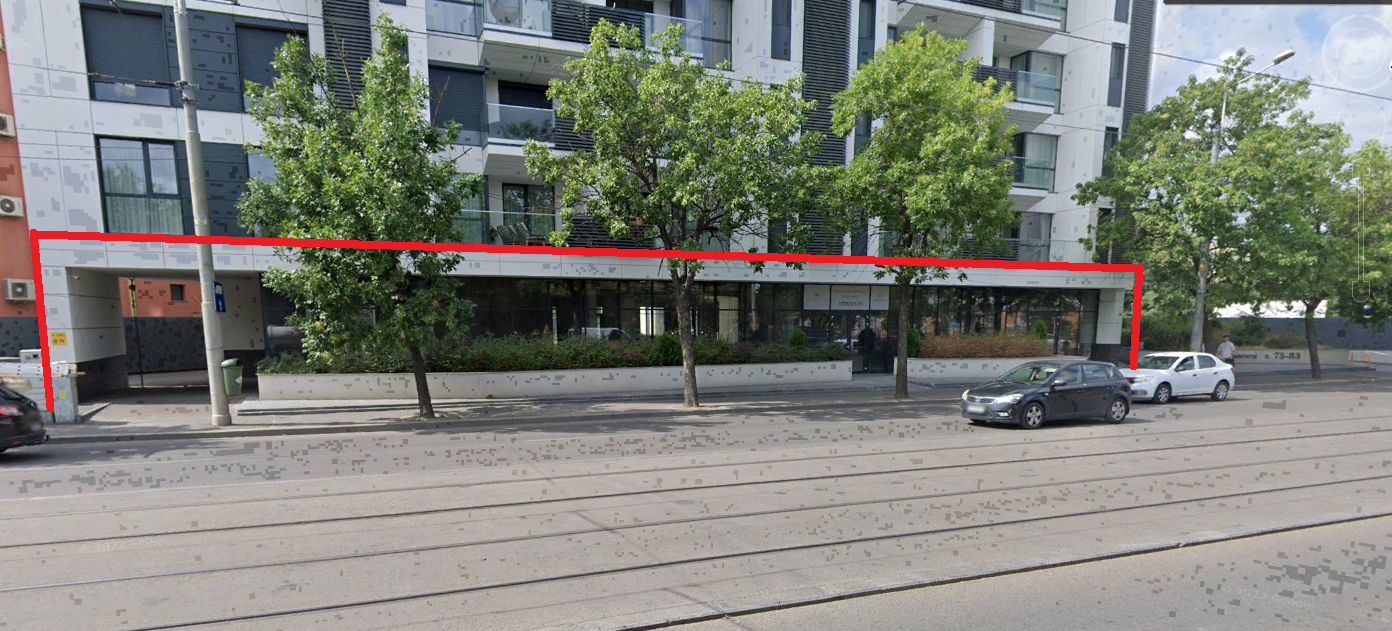 Spatiu comercial de inchiriat in sectorul 1, Str. A. Serbanescu. Identificare spatiu disponibil