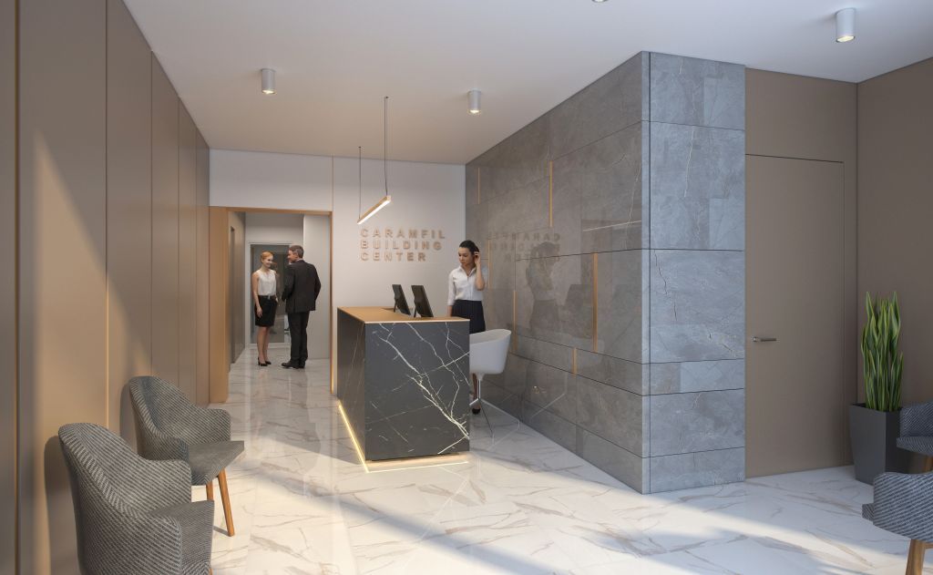 Spatii comerciale de inchiriat in Caramfil Building Center, poza receptie