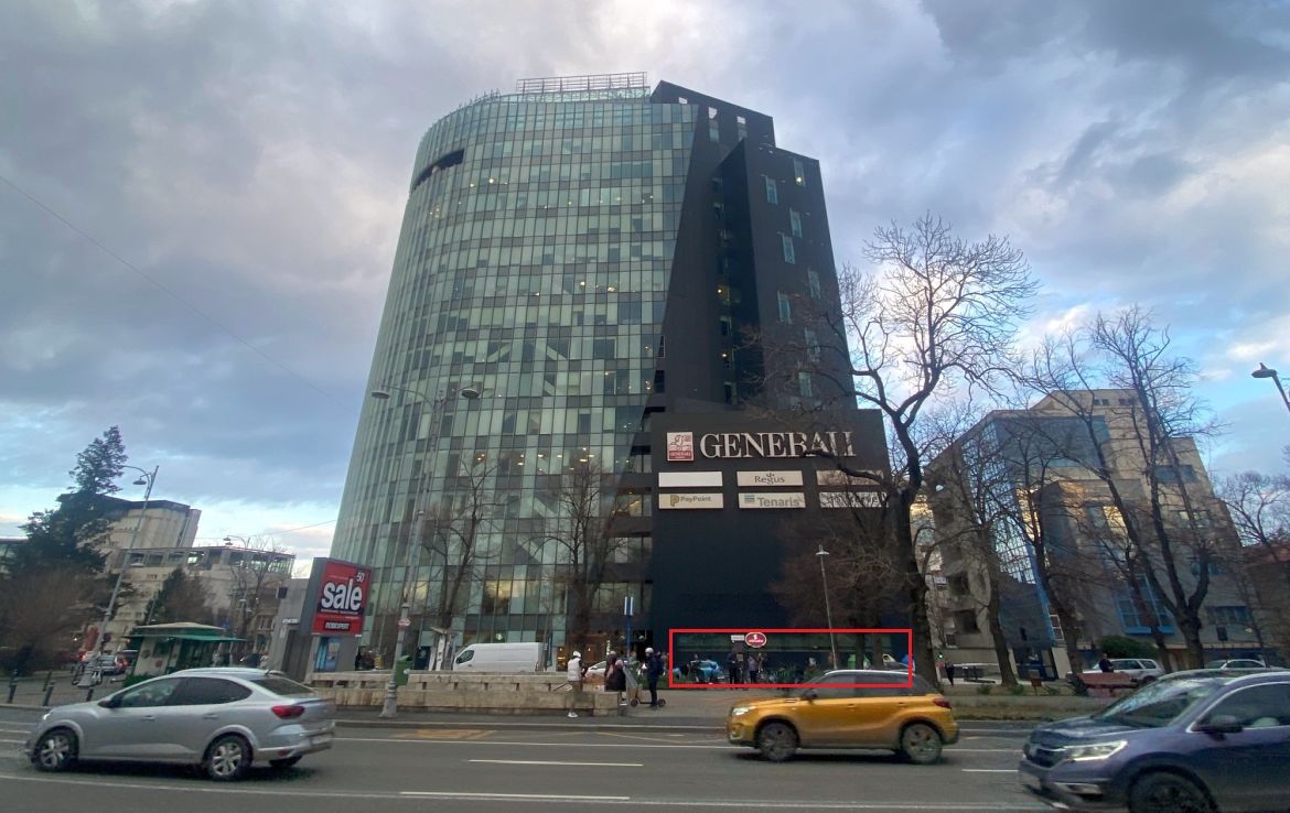 Spatiu comercial de inchiriat in Charles de Gaulle Plaza, identificare spatiu