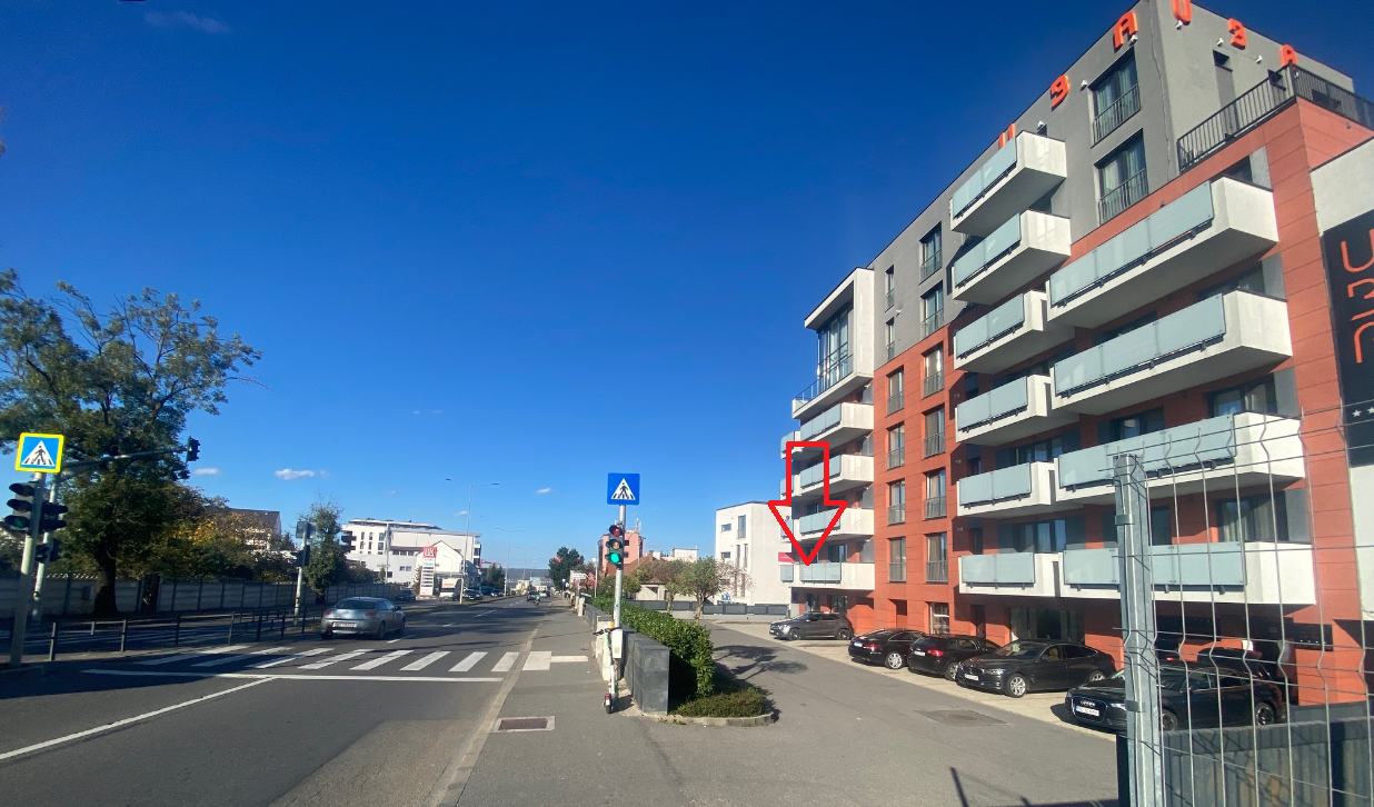 Spatiu comercial de inchiriat in Cluj, Calea Turzii 187. Localizare spatiu disponibil