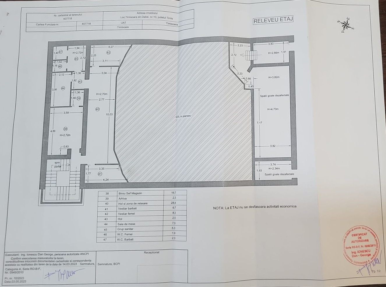 Spatiu comercial de inchiriat in Tmisoara, poza plan etaj.jpeg Spatiu comercial de inchiriat in Tmisoara, poza plan etaj.jpeg