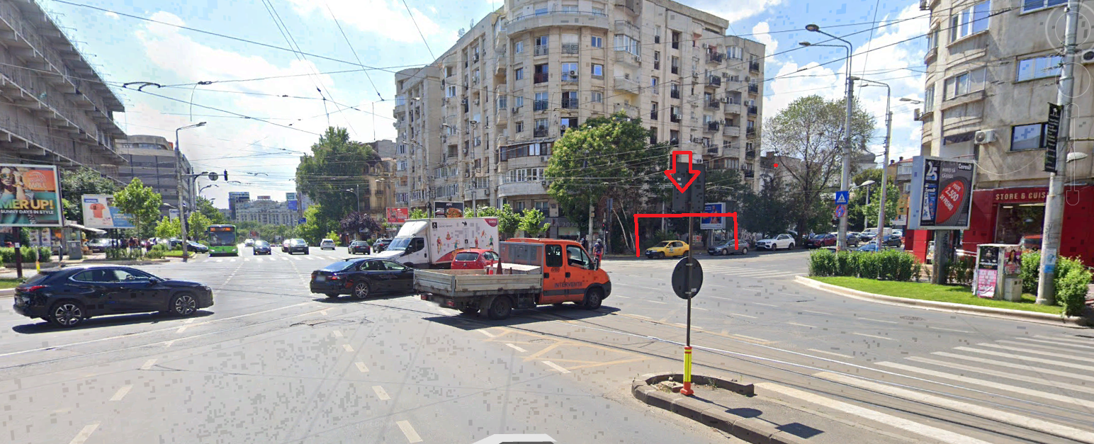 Spatiu comercial de vanzare, pe Bulevardul Corneliu Coposu 3-5, Bucuresti - zona ultracentrala. Imagine amplasament spatiu