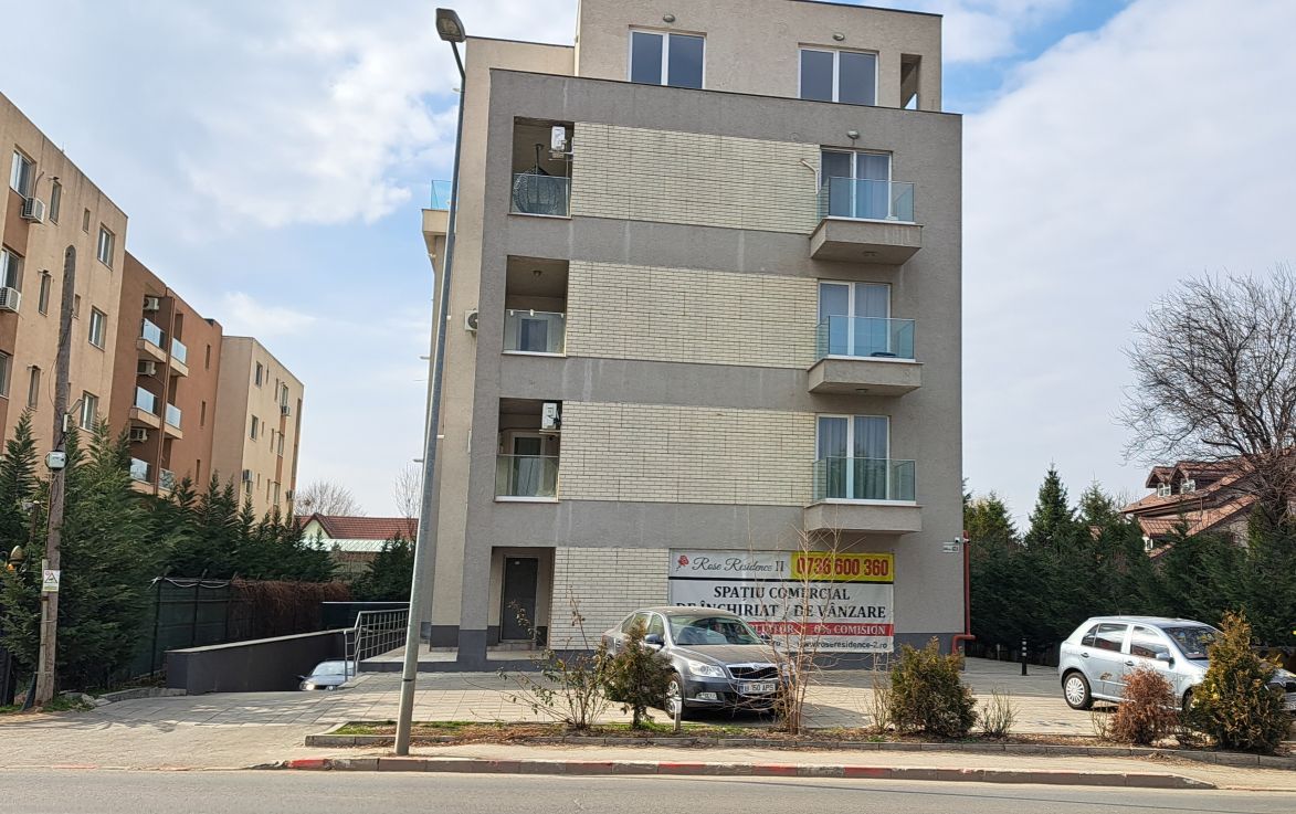 Spatiu comercial de inchiriat pe Strada Erou Iancu Nicolae 8, vedere fatada