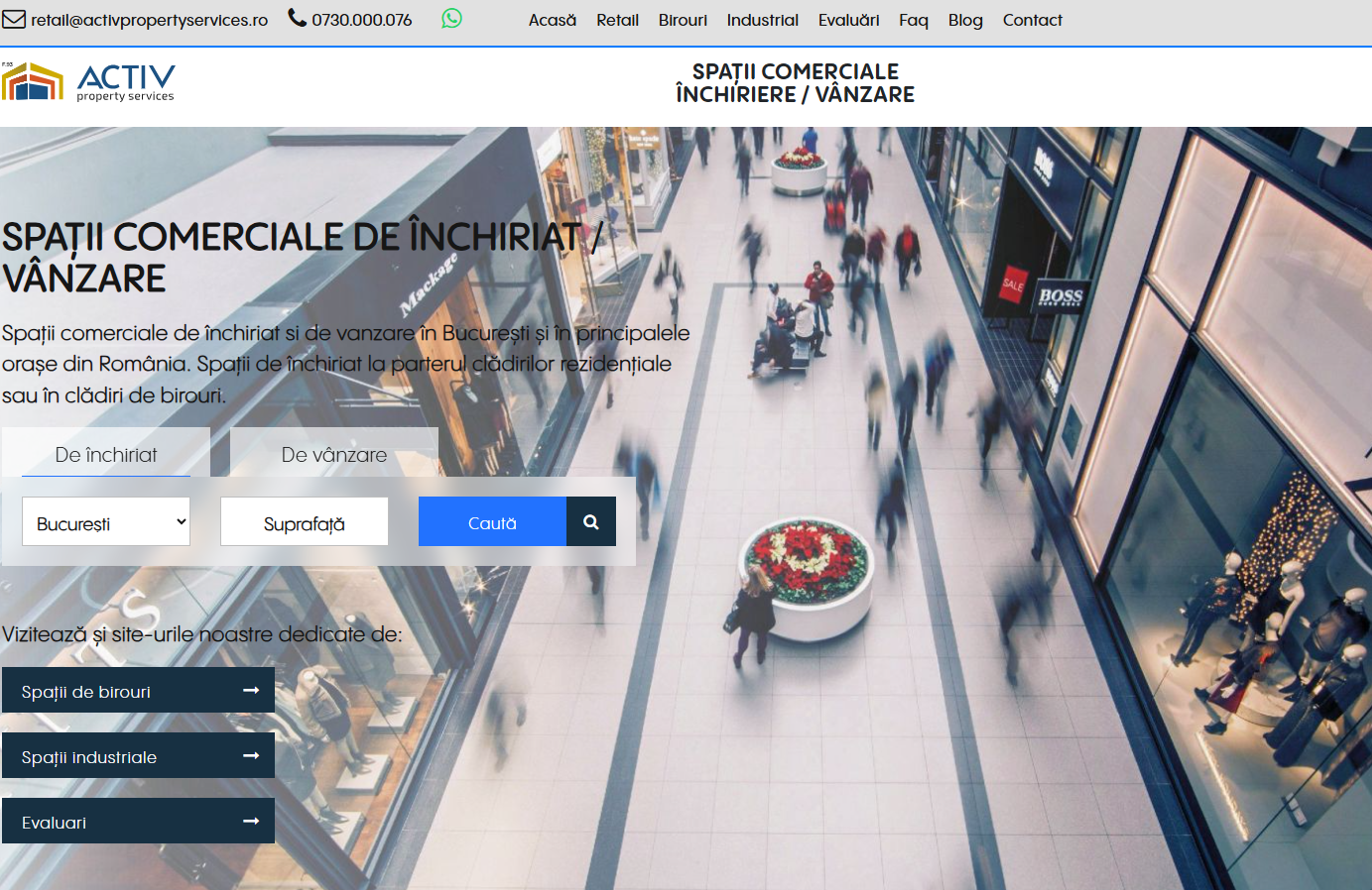 Spații-comerciale-romania.ro – spații comerciale de închiriat și de vânzare în România