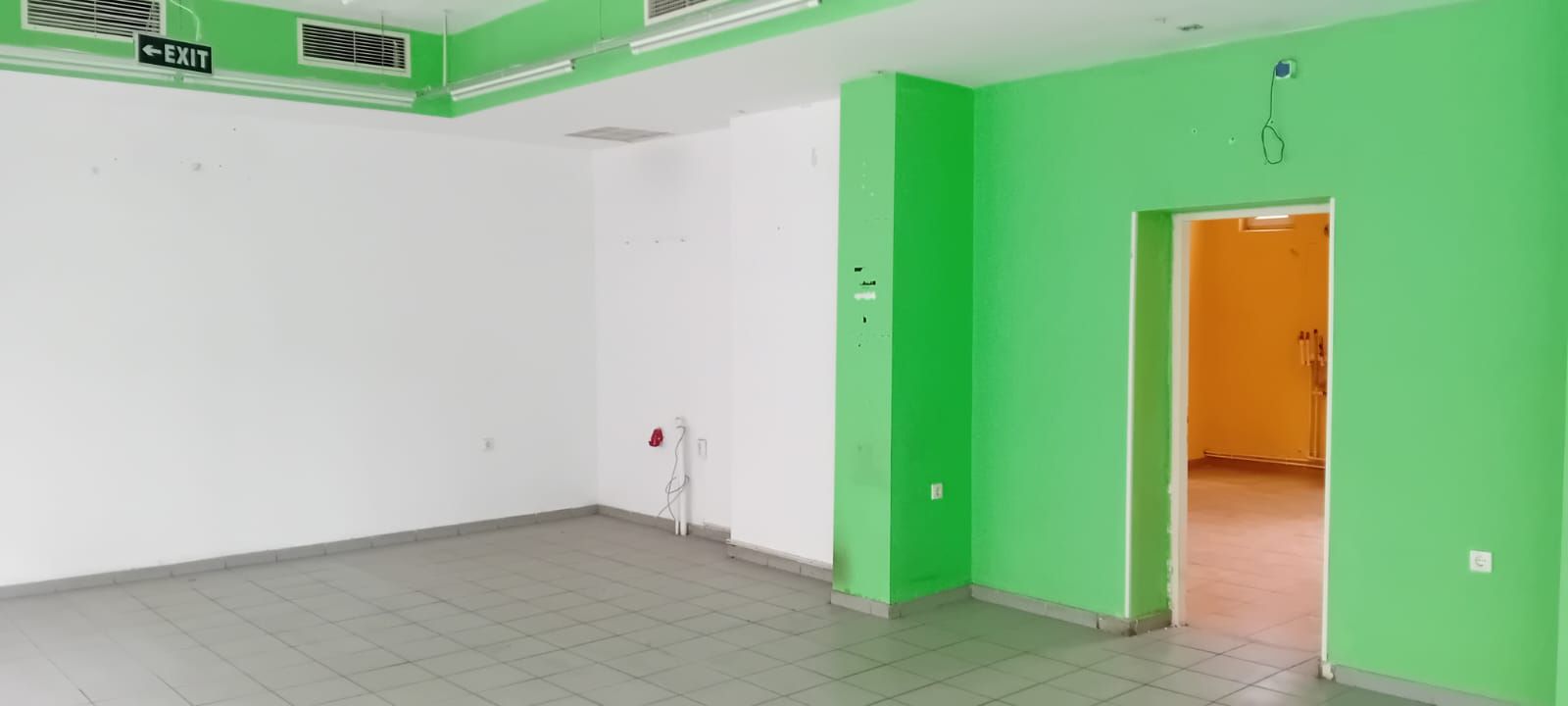 Spatiu comercial de inchiriat in sectorul 2, Soseaua Pantelimon 101, compartimentare spatiu interior