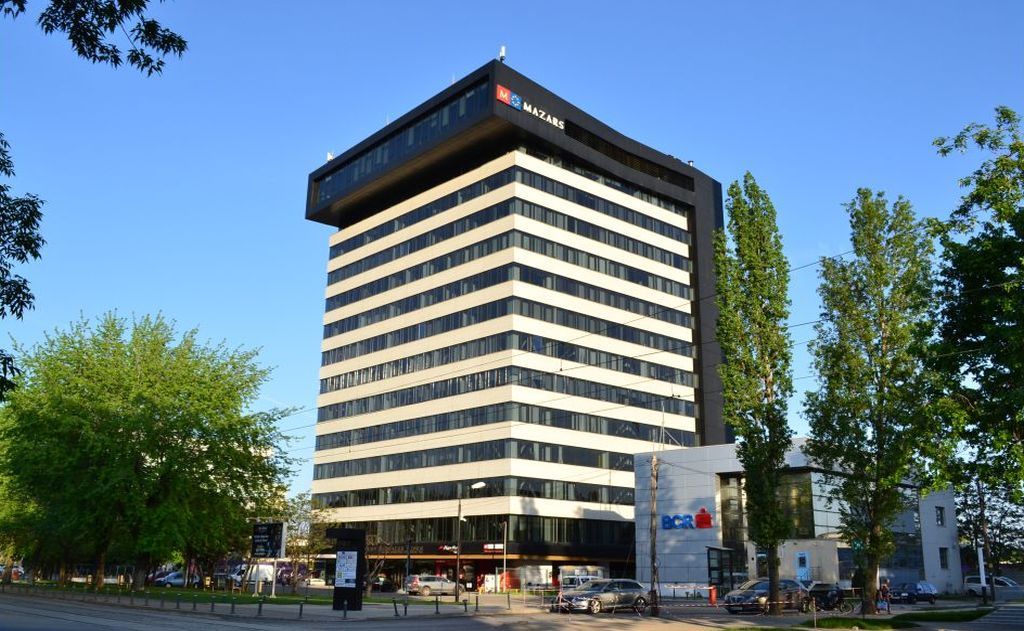 Pipera Business Tower, vedere Bulevardul Dimitrie Pompeiu