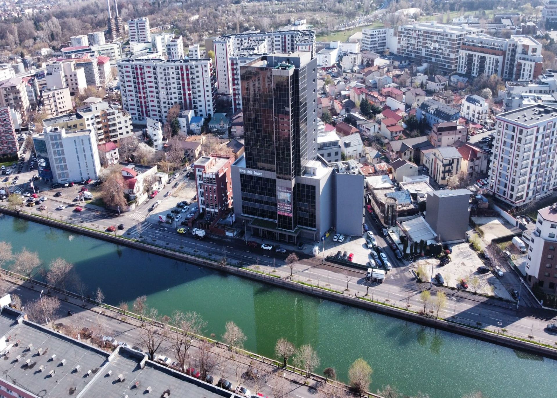 Riverside Tower inchiriere spatii comerciale  Bucuresti vest imagine generala amplasament