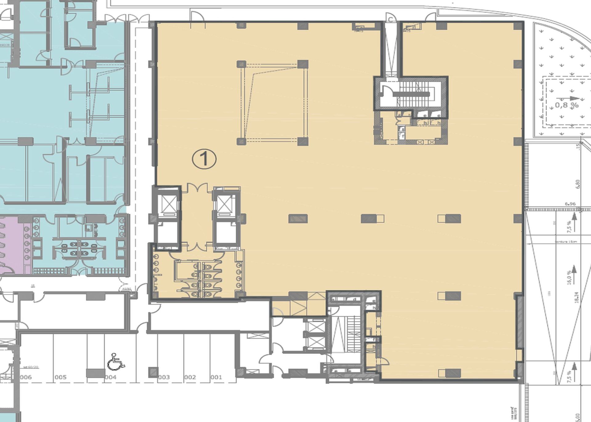 Spatiu comercial de inchiriat in sectorul 1, S-Park, plan subsol