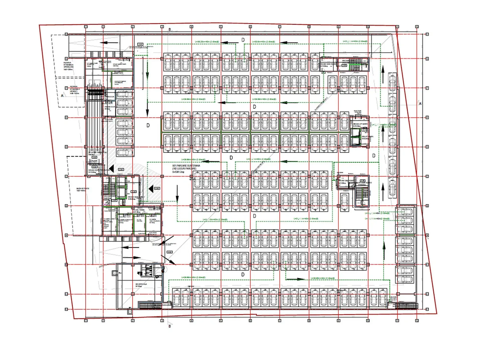 Tunari Shopping Center - plan subsol.webp